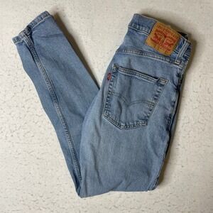 Levi's 512 Slim Taper Jeans Mens 31x32 Blue Light Wash Denim 28833-0733